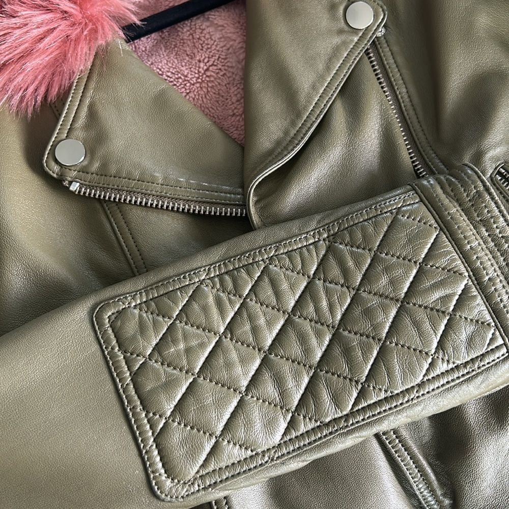 SAMANTHA SIPOS sheepskin leather jacket S